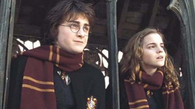 L'écharpe de la maison Gryffindor portée par Harry Potter (Daniel  Radcliffe) dans Harry Potter et l'ordre du phenix