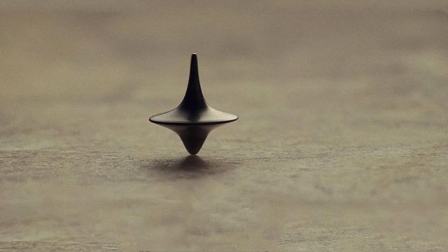 The spinning top of Leonardo DiCaprio in Inception