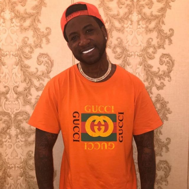 The orange t-shirt Gucci Gucci Mane on his account Instagram