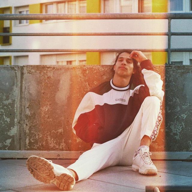 Le pantalon de survêtement Nike de Moha La Squale sur son compte Instagram