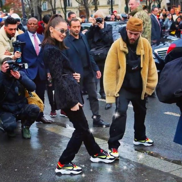 The Puma Thunder Spectra of Bella Hadid on his instagram | Spotern