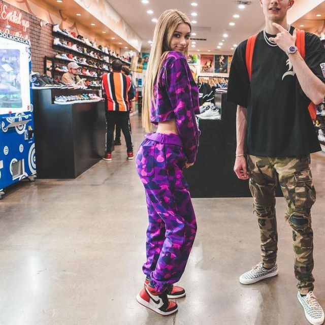 The Jordan 1 Shaterred Backboard worn by the girlfriend of Blake Linder on his account Instagram