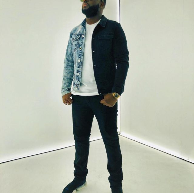 sneakers balenciaga black views on the account Instagram of Maitre Gims
