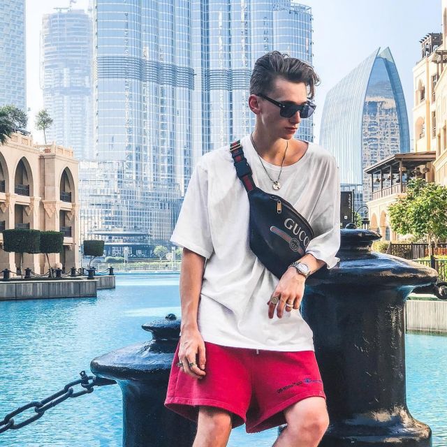 Banana Gucci x Coco Capitan what does the influencer Max "munich_style" on his Instagram