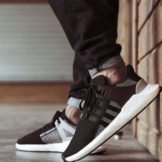 The adidas Eqt Support black-and-white bisso97120 on his account Instagram  | Spotern