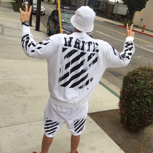 Le bob banc Off-White de Karim Benzema sur son compte Instagram