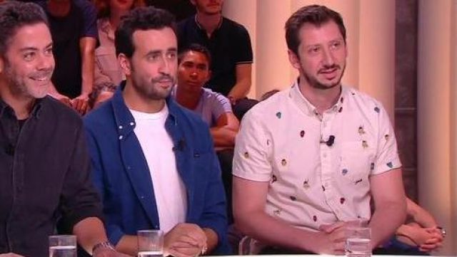 La chemise Vans X Mar­vel portée par Monsieur Poulpe dans l'émission Quotidien du 18 juin 2018