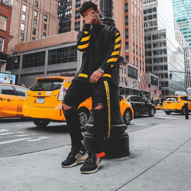 off white prestos outfit