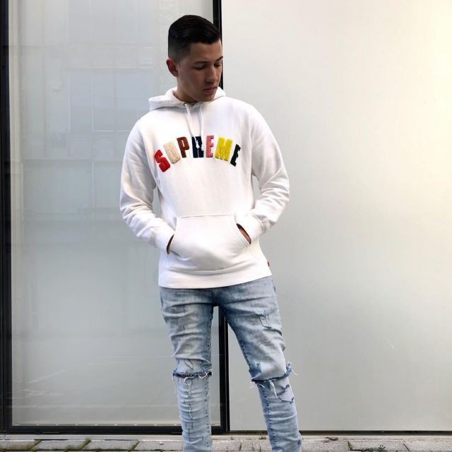 supreme chenille hoodie