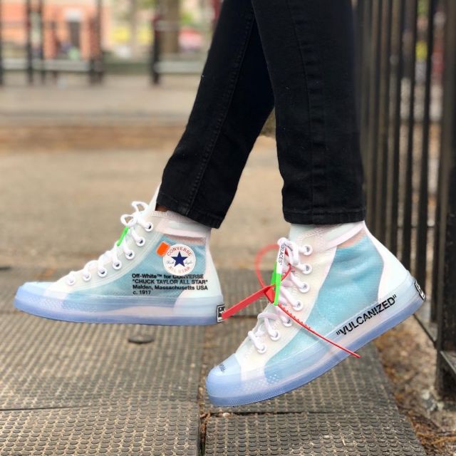 The Converse x Off White Chuck Taylor on the account Instagram @camelcm |  Spotern