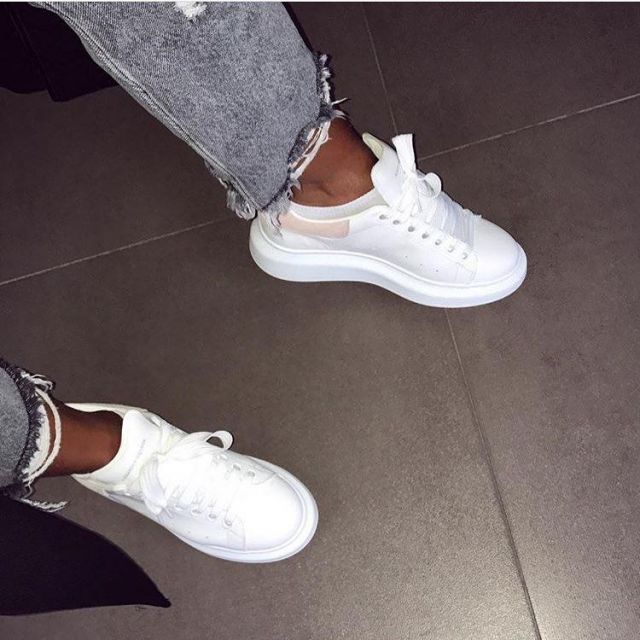 alexander mcqueen toute blanche