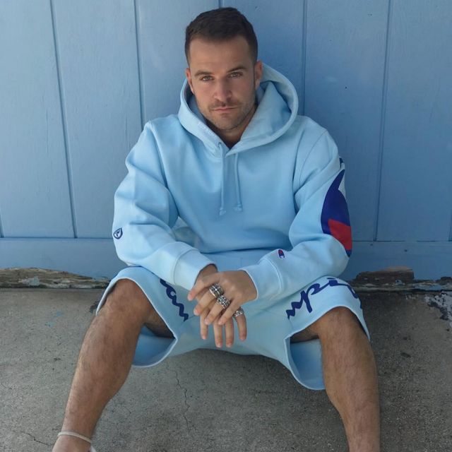 baby blue hoodie champion