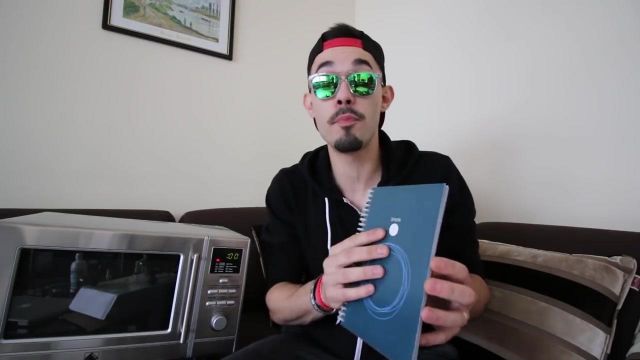 The Notebook Smart Reusable in the youtube video a magical notepad in the microwave
