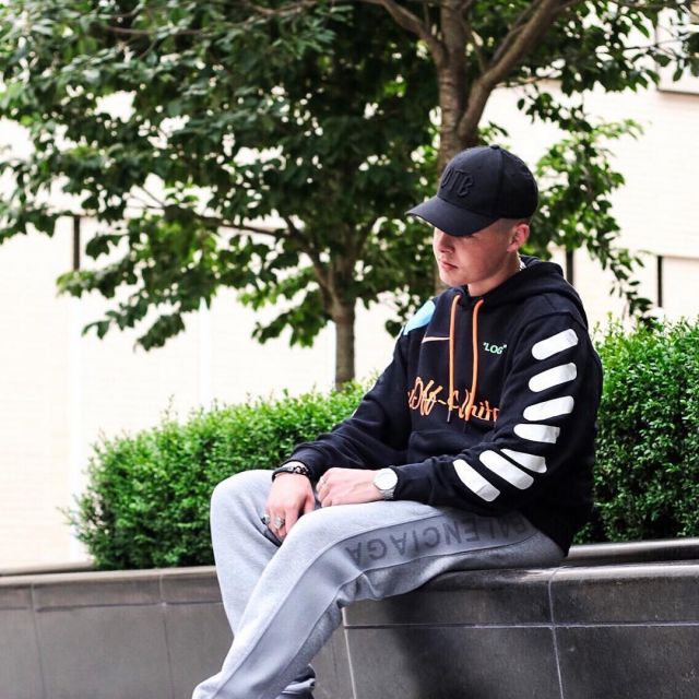 The Hoodie Black Nike X Off White That Is On The Influencer Ryan Hildrew On His Instagram Spotern