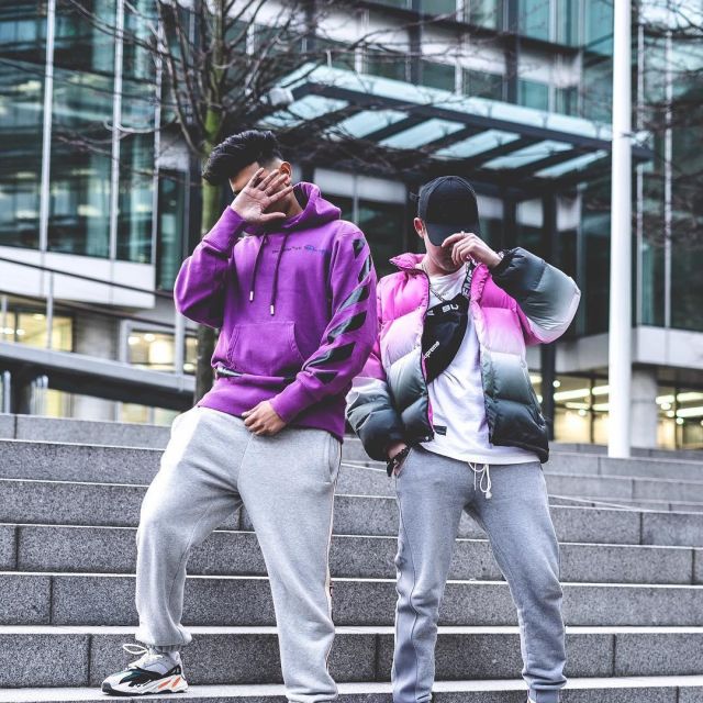 supreme gradient puffy jacket