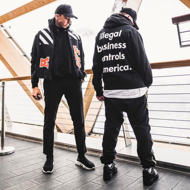 black air force 1 outfits guys