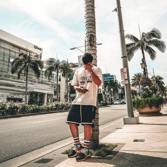 Les sneakers Nike Air Presto off white vues sur le compte Instagram de Ari Petrou