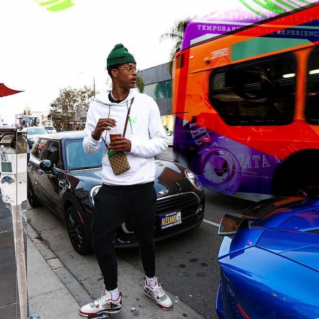 The Air Jordan 4 Retro Shareef O'neal on his account Instagram