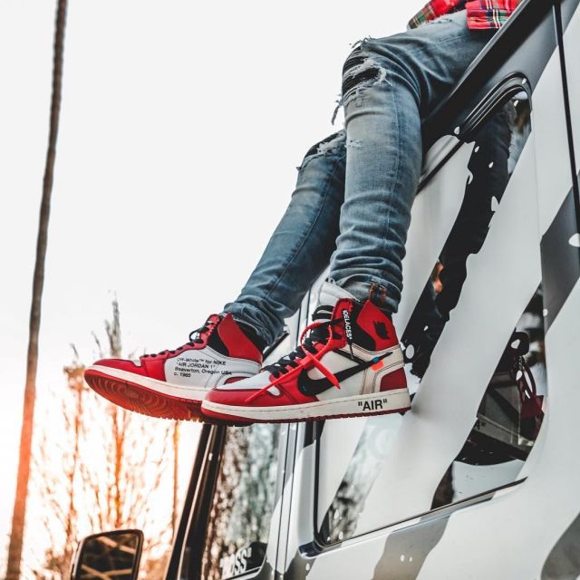 off white jordan 1 chicago outfit