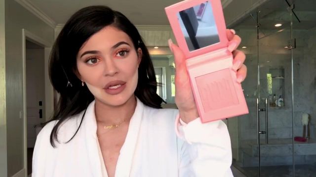 The blush Barely Legal worn by Kylie Jenner in the video Kylie Jenner''s Guide to Lips, Brows, Confidence Vogue