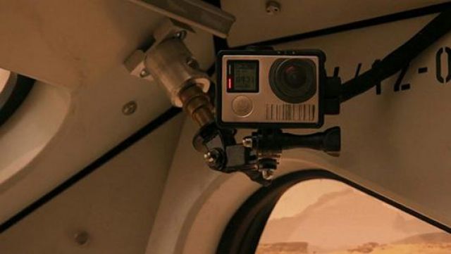 La Camera GoPro vue dans Seul sur Mars
