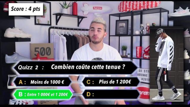 The tracksuit pants black, Adidas seen in the YouTube video of the Sos-style "are you a hypebeat"