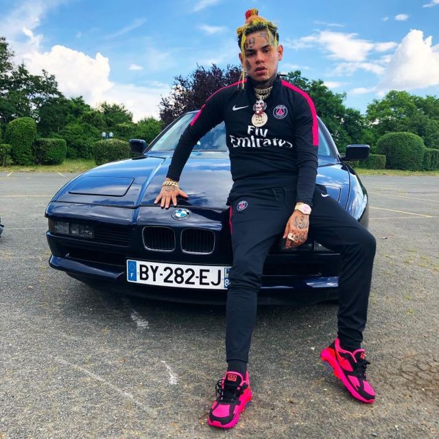 psg tracksuit pink and black