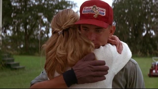 The cap Bumba Gump of Forrest Gump (Tom Hanks) in the movie Forrest Gump
