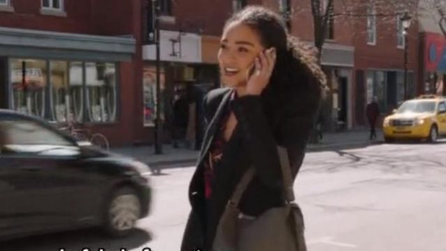 Isabel Marant Black Coat worn by Kat (Aisha Dee) as seen in The Bold Type S02E05