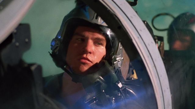 Éboulis Utilisé le casque et la combinaison de vol prop costume porté par Iceman / Tom Kazansky (Val Kilmer) comme vu dans Top Gun