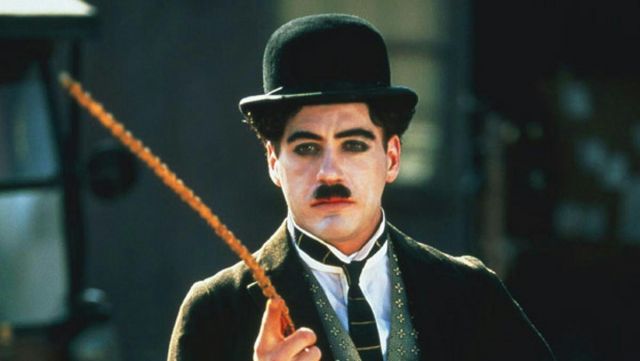The authentic cane of Charlie Chaplin (Robert Downey Jr.) in Chaplin