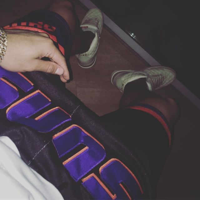 The Air Jordan 2 Retro white Devin Booker on his account Instagram ...