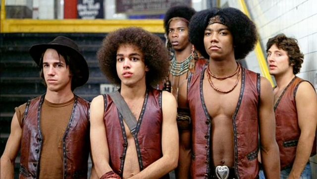 Warriors burgundi leather vest as seen in the The Warriors