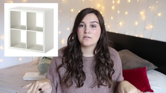 Kallax shelf from ikea seen in the video "The deco and the furniture for babychou" jenesuispasjoli
