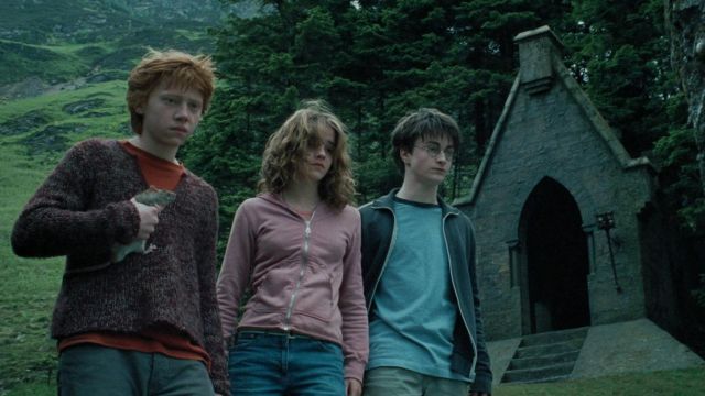 The replica of Croûtard (Scabbers), the rat of Ron Weasley (Rupert Grint) in Harry Potter Harry Potter and the Prisoner of Azkaban