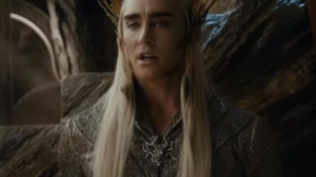 La broche "branche" de Thranduil aka le Roi elfe (Lee Pace) dans Le Hobbit : La Désolation de Smaug