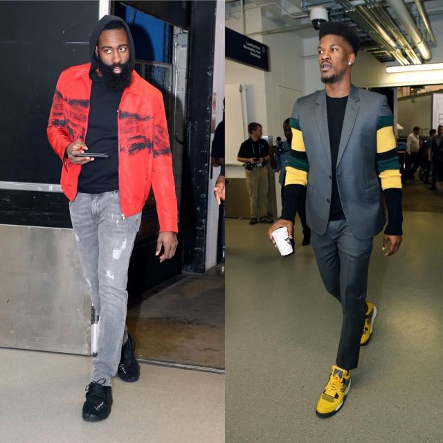Zapatillas Air Jordan 4 Retro Ls "lightning" usadas por Jimmy Butler en la cuenta de Instagram de Brkicks
