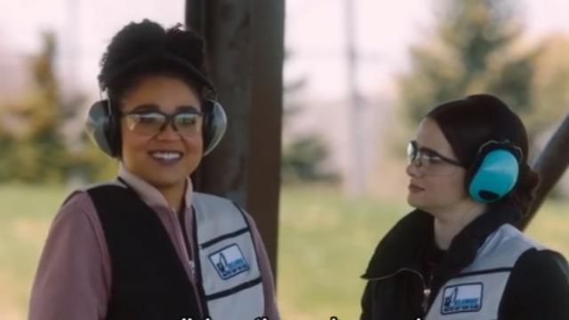The pink jacket Rag & Bone worn by Kat Edison (Aisha Dee) in The Bold Type S02E07