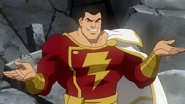Shazam's jacket as seen in Superman / Shazam !  The Return of Black Adam