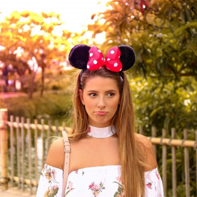 Le serre-tête "Mickey Minnie Mouse" de Emma CakeCup sur son compte Instagram