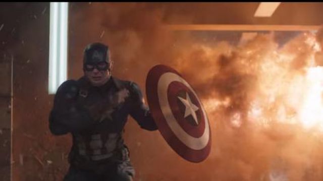 Captain America's (Chris Evans) Shield in Captain America: Civil War