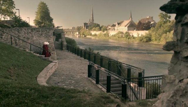 The district of Mill Race Park in Ontario, Canada, seen throughout the series the Handmaid''s Tale