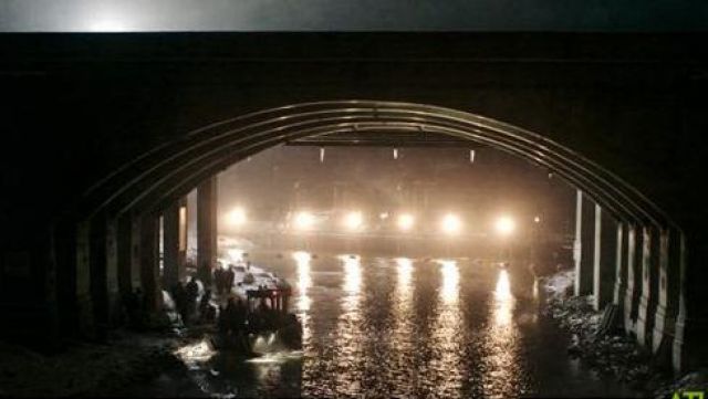 The bridge in the park the Fishway in Ontario, canada, seen at the scene of the leak of The Handmaid's Tale S01E07