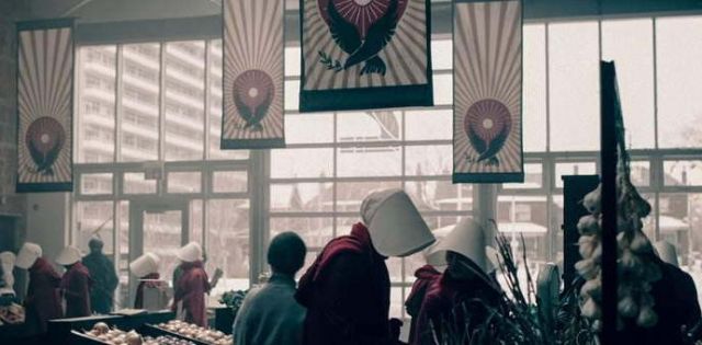 The Artscape Wychwood Barns in Toronto (Canada) the supermarket where the servants do their shopping in The Handmaid''s Tale S02E07