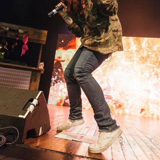 The Sneakers Vans Authentic worn by Post Malone on his account Instagram