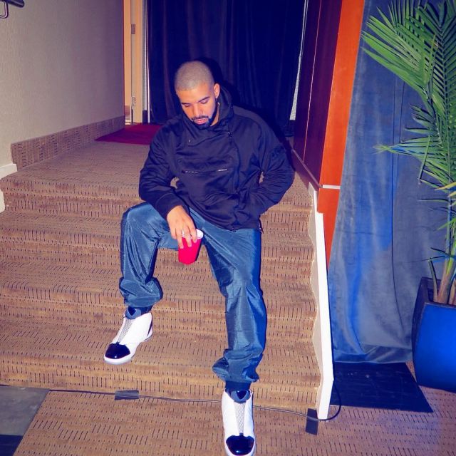 Sneakers Air Jordan 16 "2016 made by Drake on account | Spotern