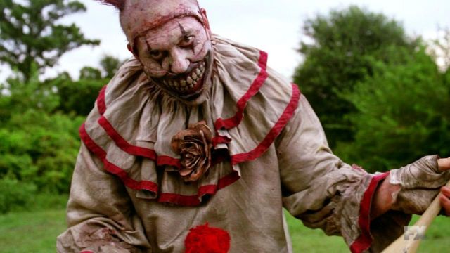 The costume Twisty the clown in American horror story Freak Show season 4