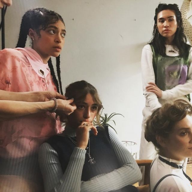 The sweater in pink as seen on the instagram of maya_hawke
