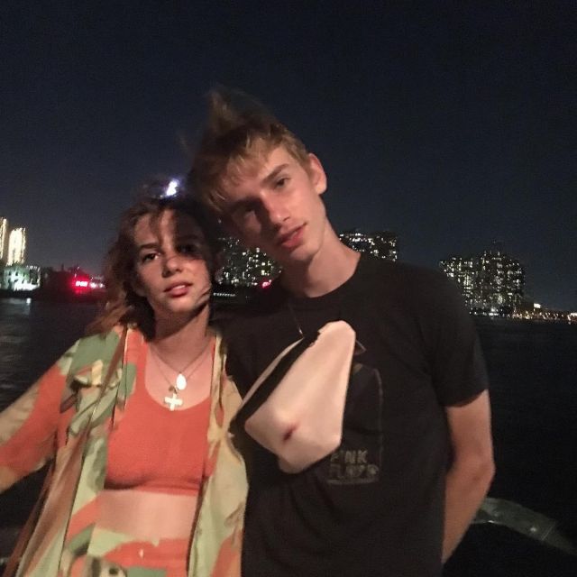 The top short bandage red seen on the account instagram of maya_hawke