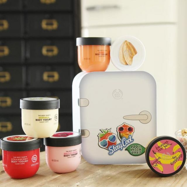 The Body Yogurt in Strawberry from The Body Shop of Noémie Make Up Touch on Instagram @noemiemakeuptouch